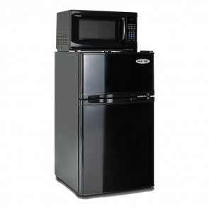 丹比产品31SM67A1微型冰箱，冰箱/冷冻/微波组合，黑色